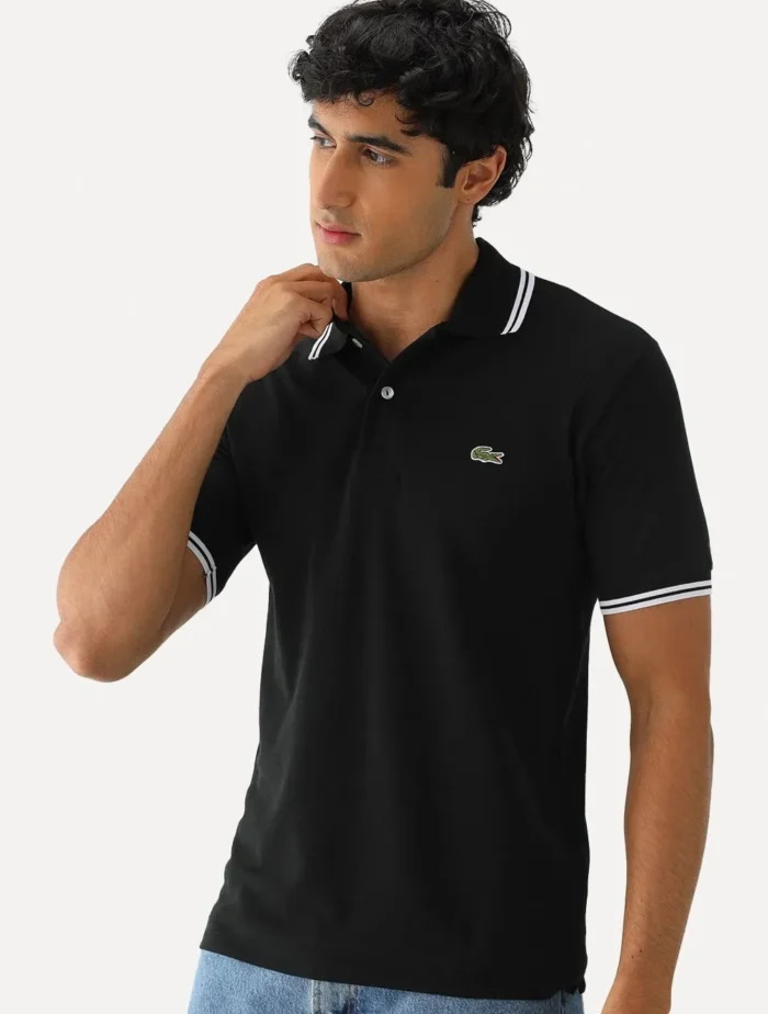 Polo Lacoste Masculina Classic Fit Piquet Stripes - Imagem 3