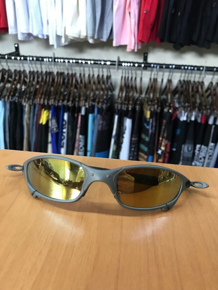 Óculos Oakley Juliet Metal Cinza & Dourado