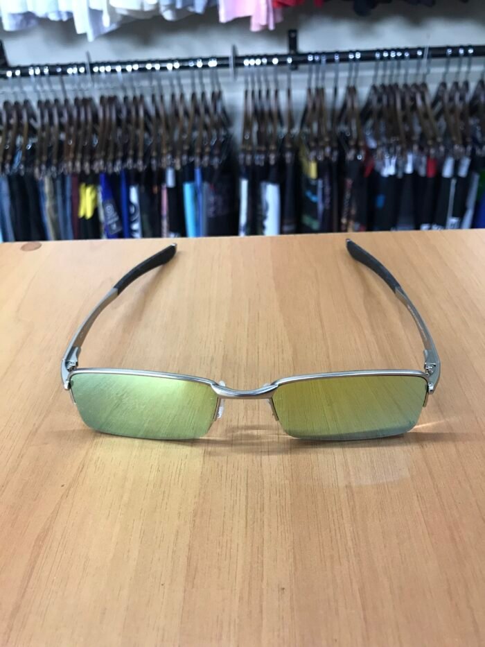 Óculos Oakley Lupa Metal Prata & Dourado