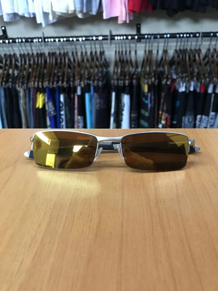 Óculos Oakley Lupa Metal Preto, Prata & Dourado