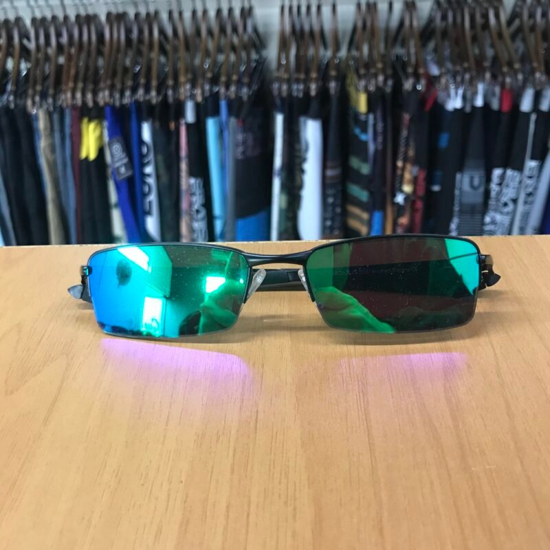 Óculos Oakley Lupa Metal Preto & Verde