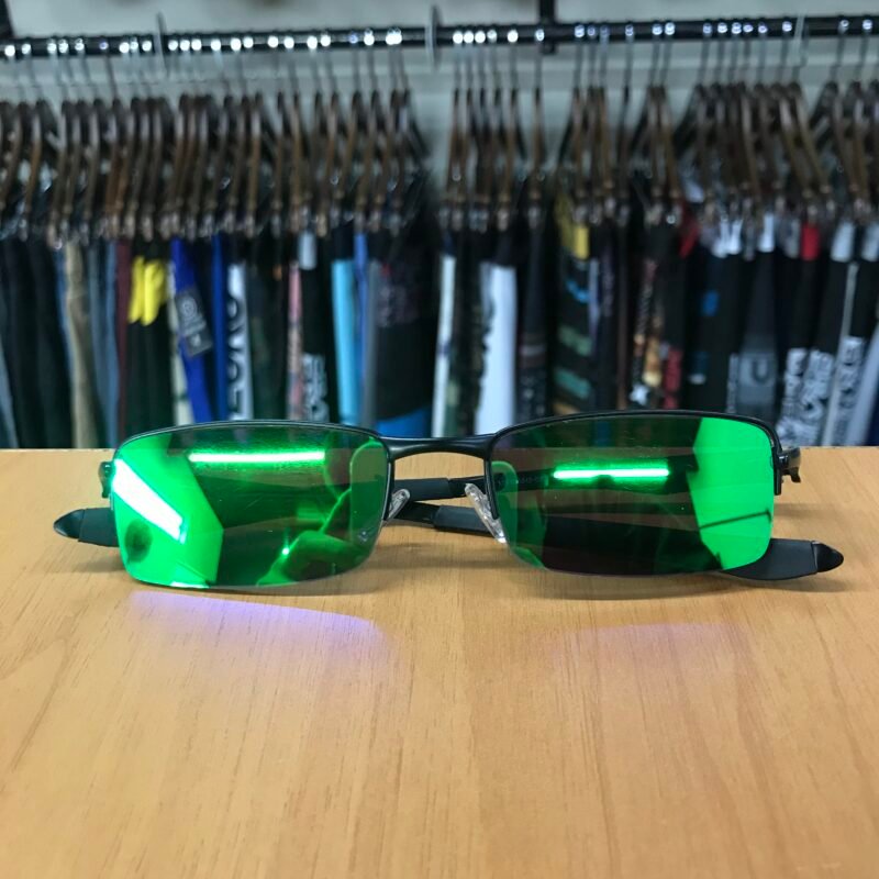 Óculos Oakley Lupa Metal Preto & Verde