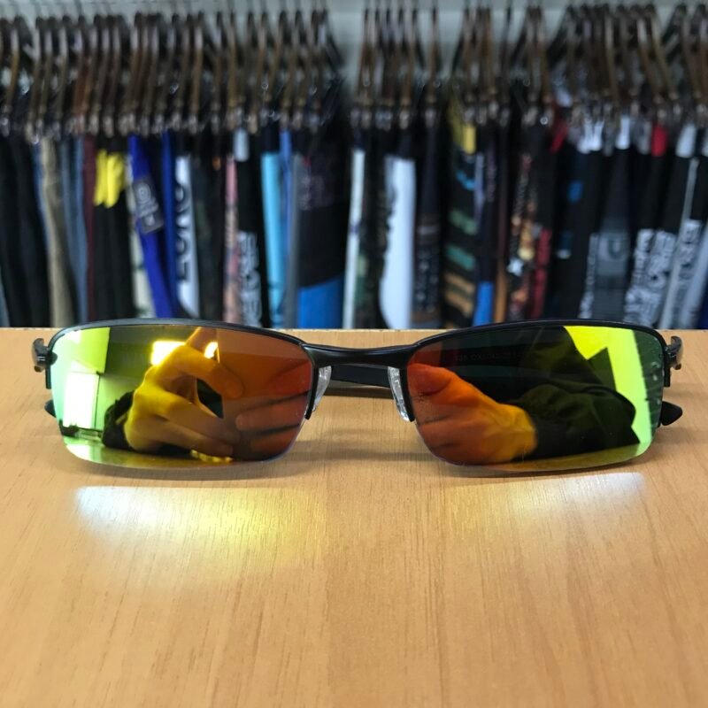Óculos Oakley Lupa Metal Preto & Dourado