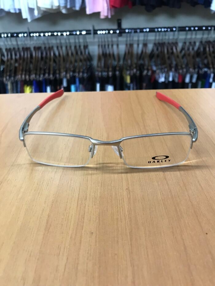 Óculos Oakley Mola Para Descanso Prata & Vermelho